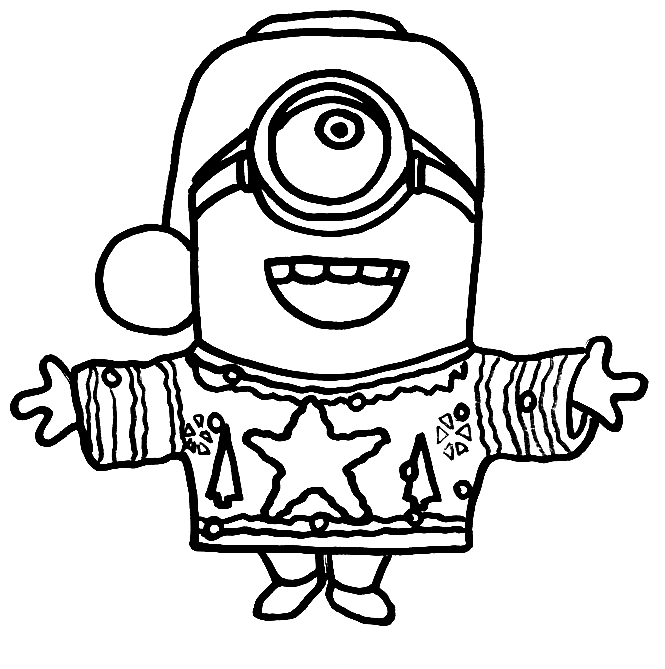 Christmas Minion Coloring Page Free Printable Coloring Pages Christmas Minion Coloring Page Free Printable Coloring Pages