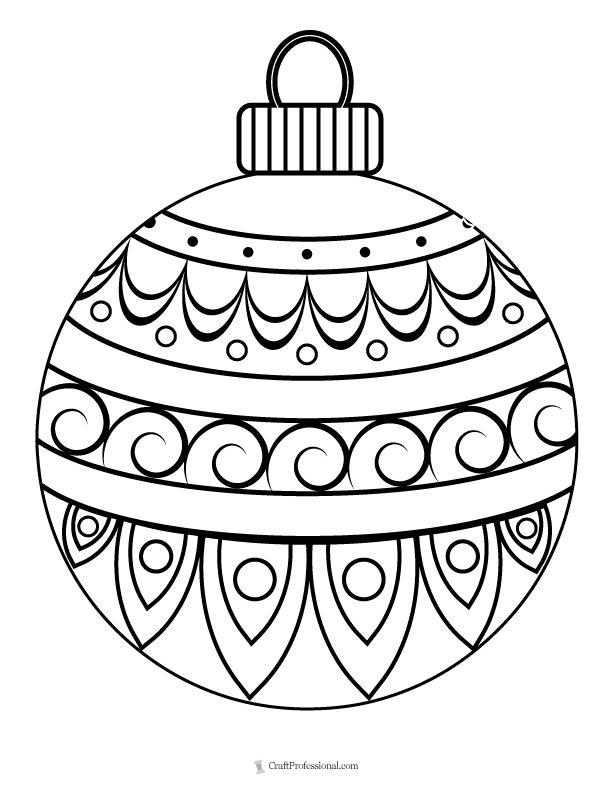 Free Printable Christmas Ornaments Coloring Pages Free Printable Christmas Ornaments Coloring Pages