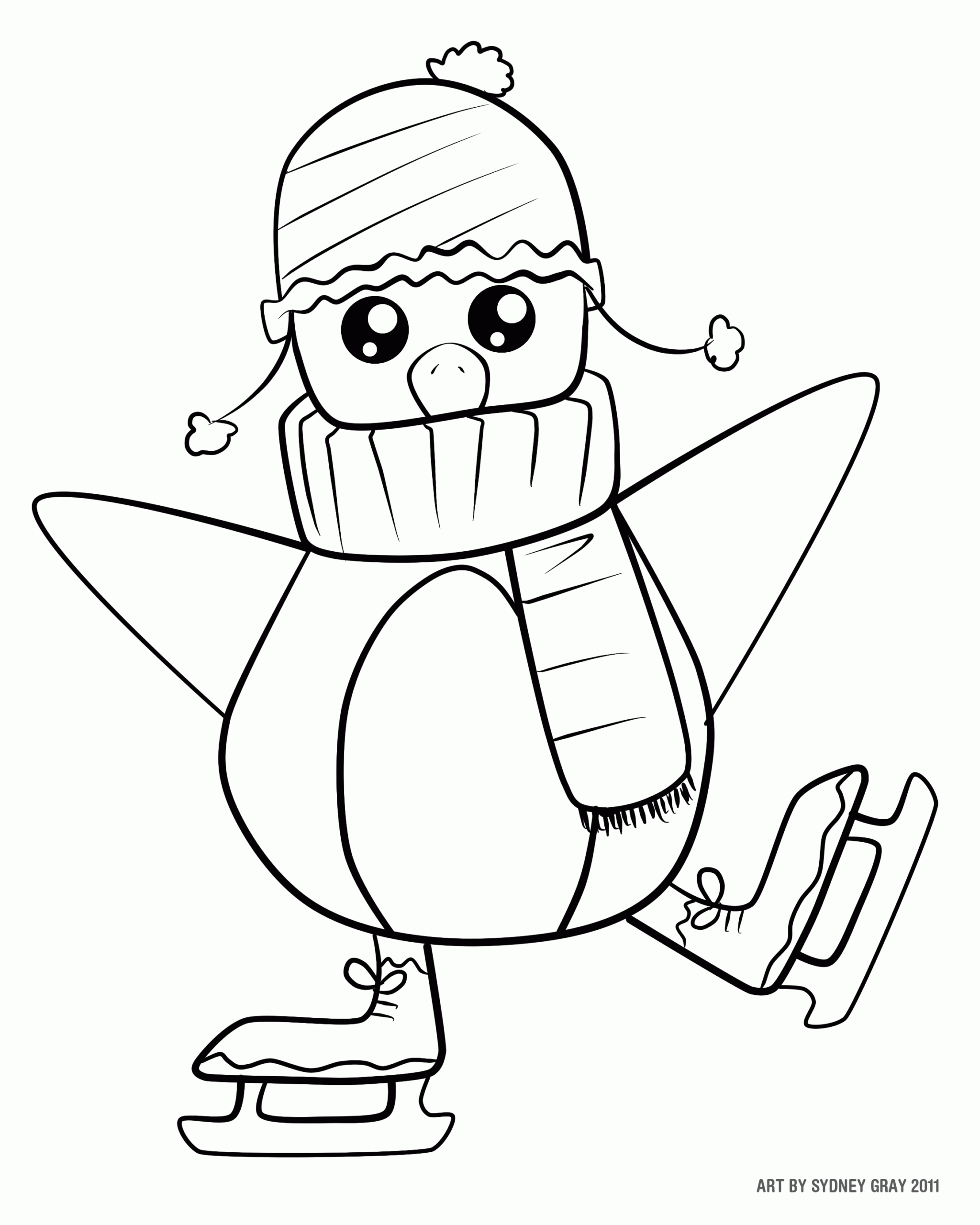 Christmas Penguin Coloring Pages Printable Coloring Home Christmas Penguin Coloring Pages Printable Coloring Home