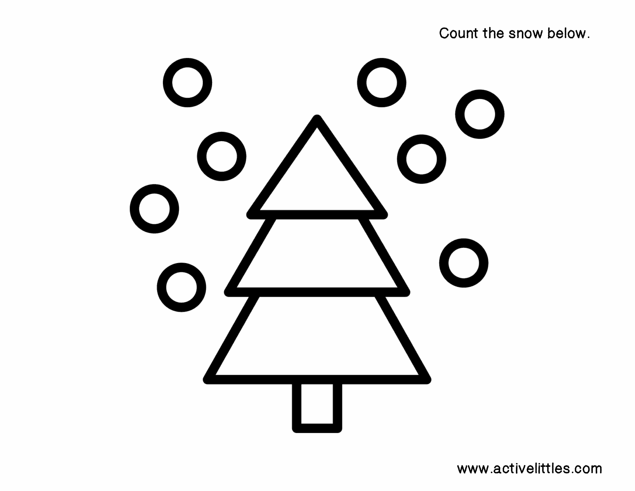 Christmas Tree Outline Active Littles Christmas Tree Outline Active Littles