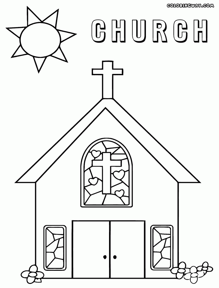 Church Outline Drawing At GetDrawings Free Download