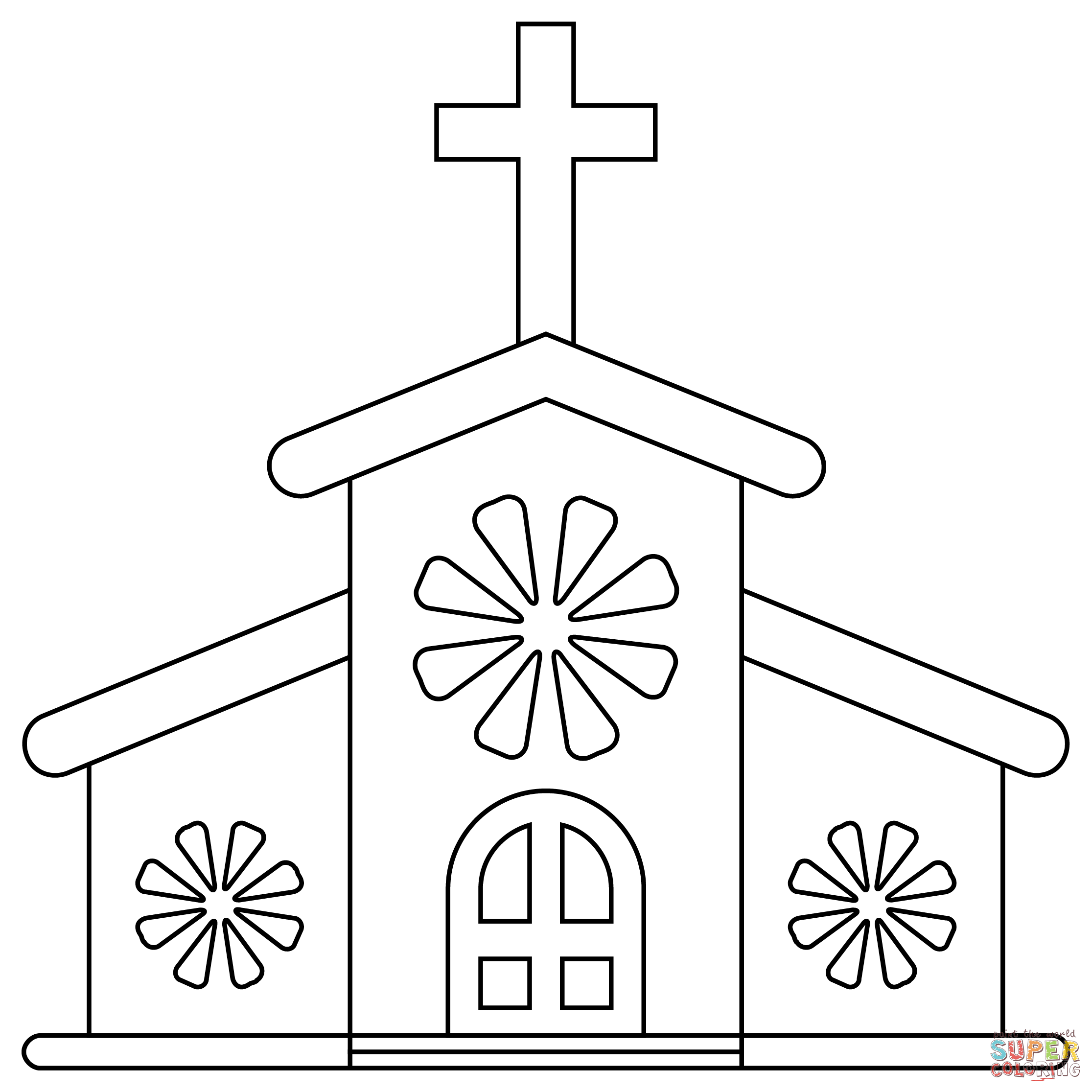 Printable Coloring Pages Of Churches Printable Coloring Pages Of Churches