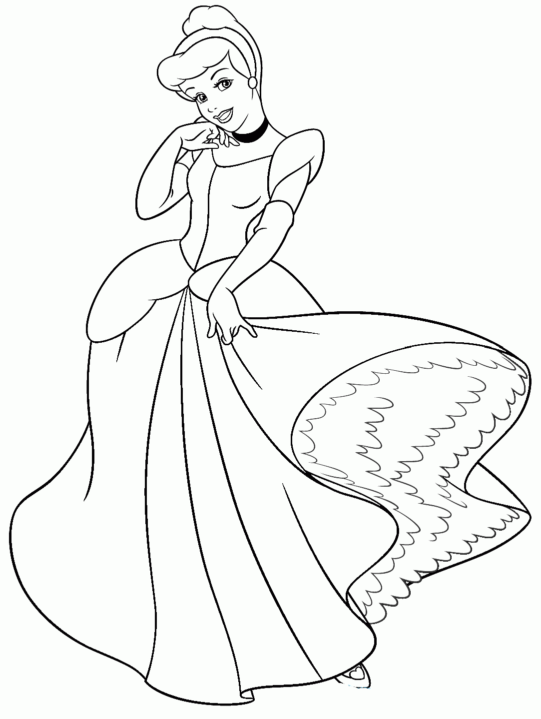 Cinderella Coloring Pages Printable Cinderella Coloring Pages Printable