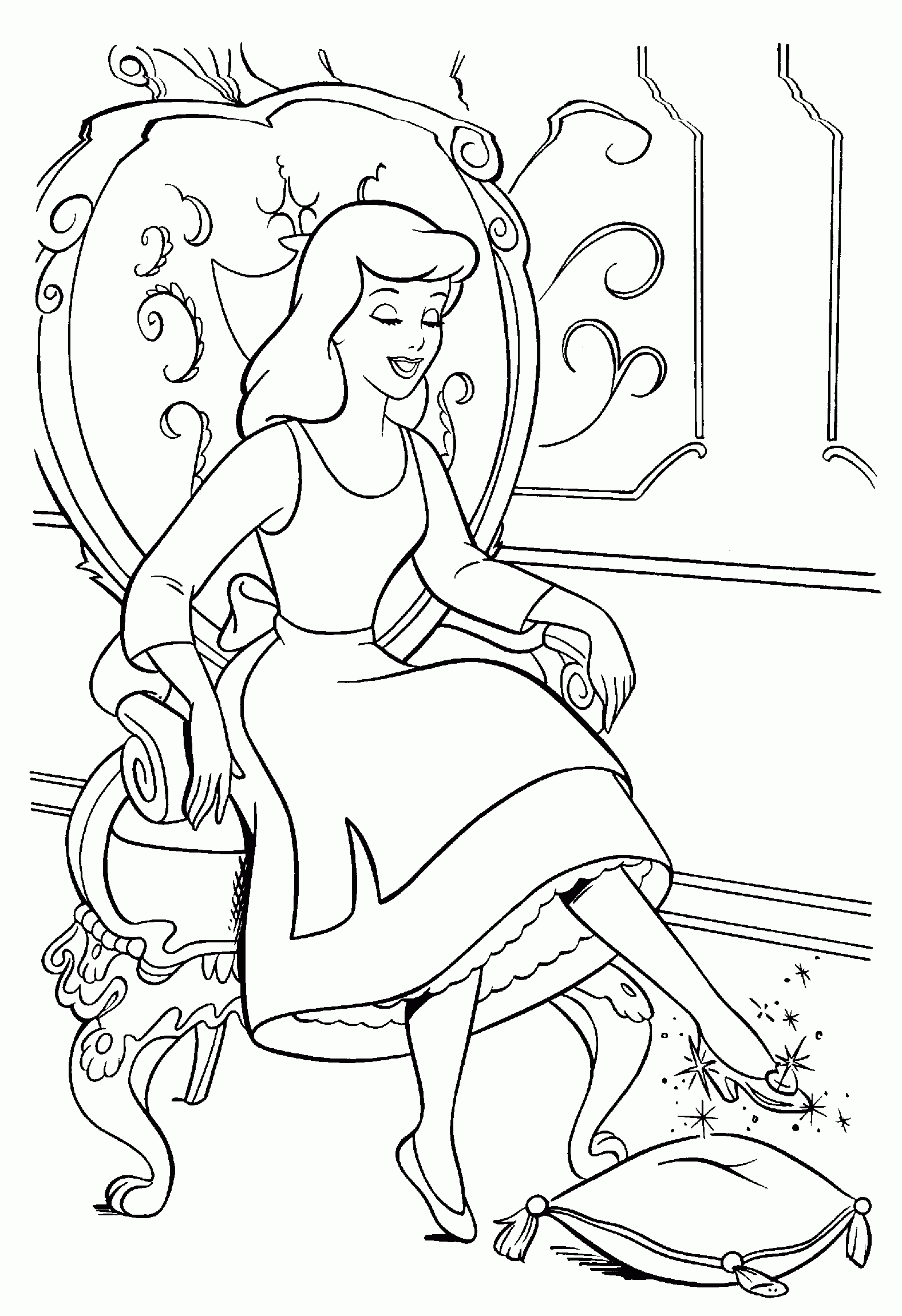 Cinderella Free Printable Coloring Pages Cinderella Free Printable Coloring Pages