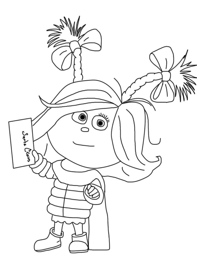 Cindy Lou Who Coloring Pages Printable Cindy Lou Who Coloring Pages Printable