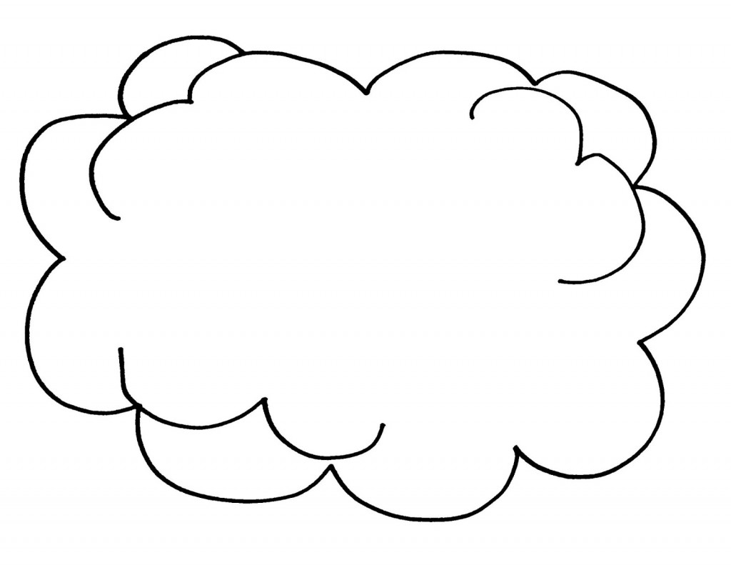 Cloud Coloring Pages Printable Printable World Holiday