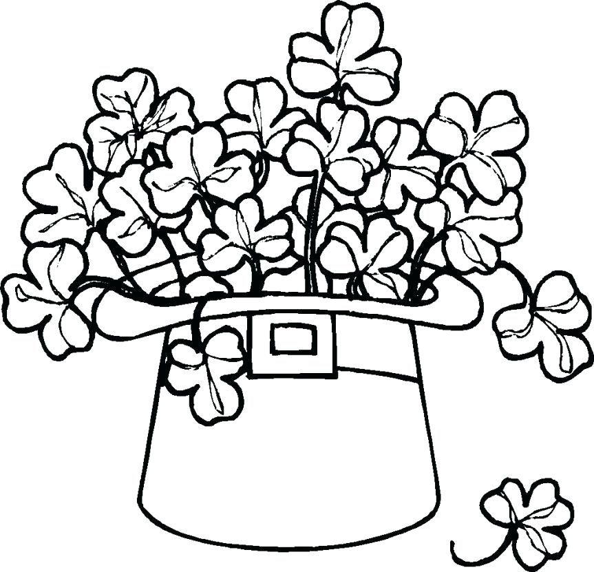 Clover Coloring Pages Printable At GetColorings Free Printable Clover Coloring Pages Printable At GetColorings Free Printable