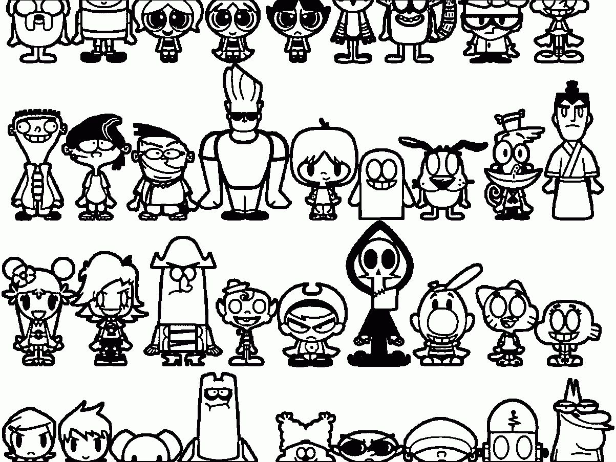 Collection Of Cartoon Network Coloring Pages Free Printable Collection Of Cartoon Network Coloring Pages Free Printable