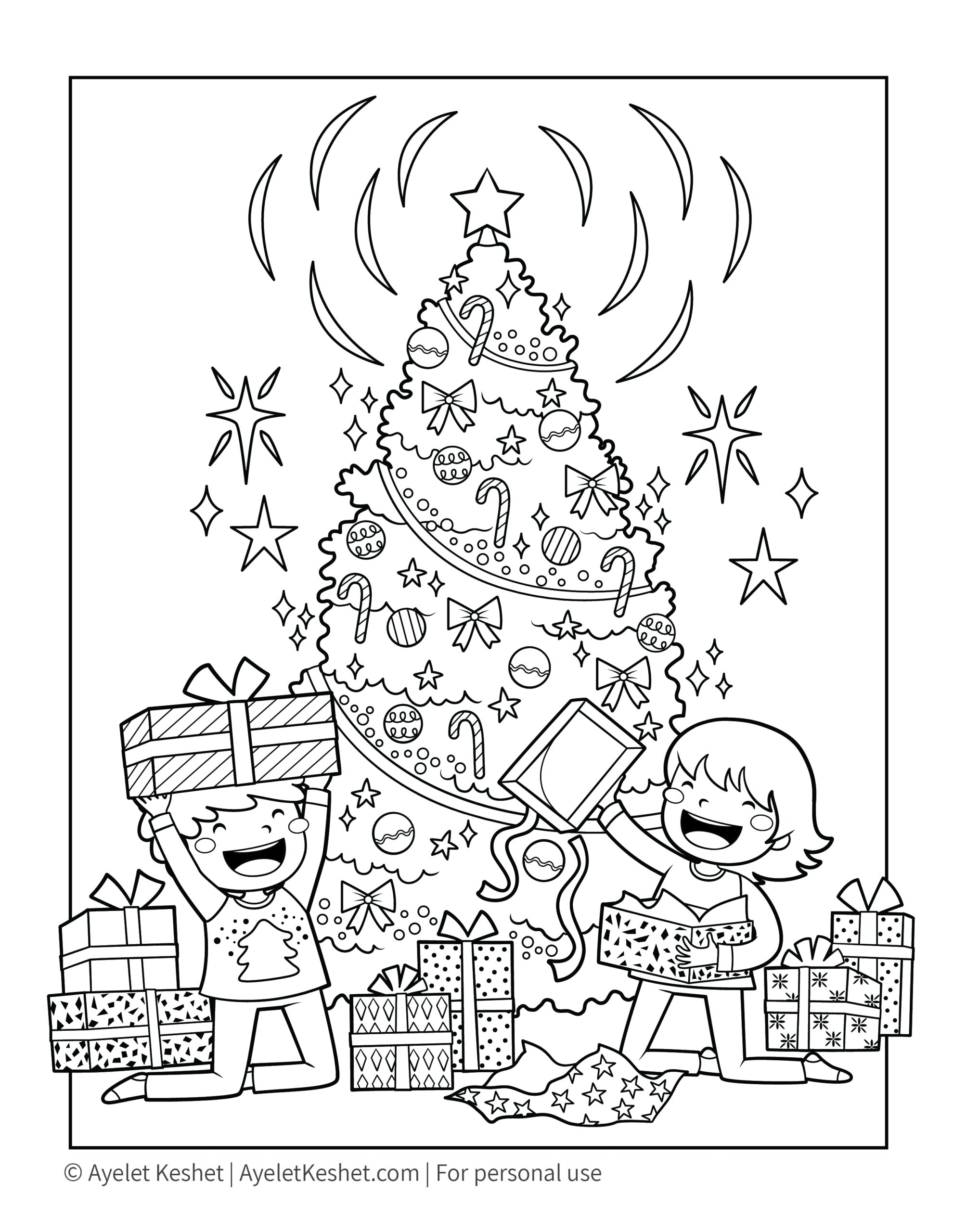 Collection Of Christmas Coloring Pages Pdf Free Printable