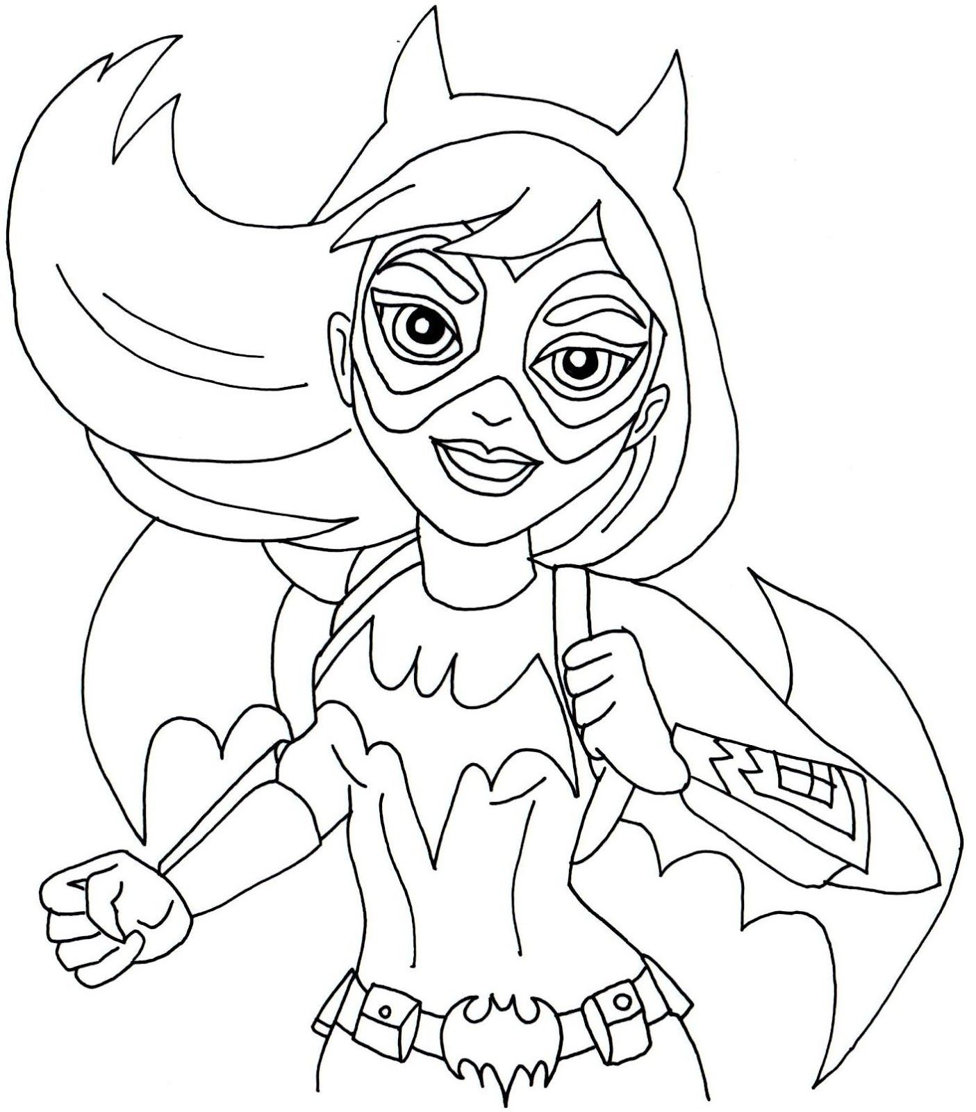 Collection Of Dc Superhero Coloring Pages Free Printable