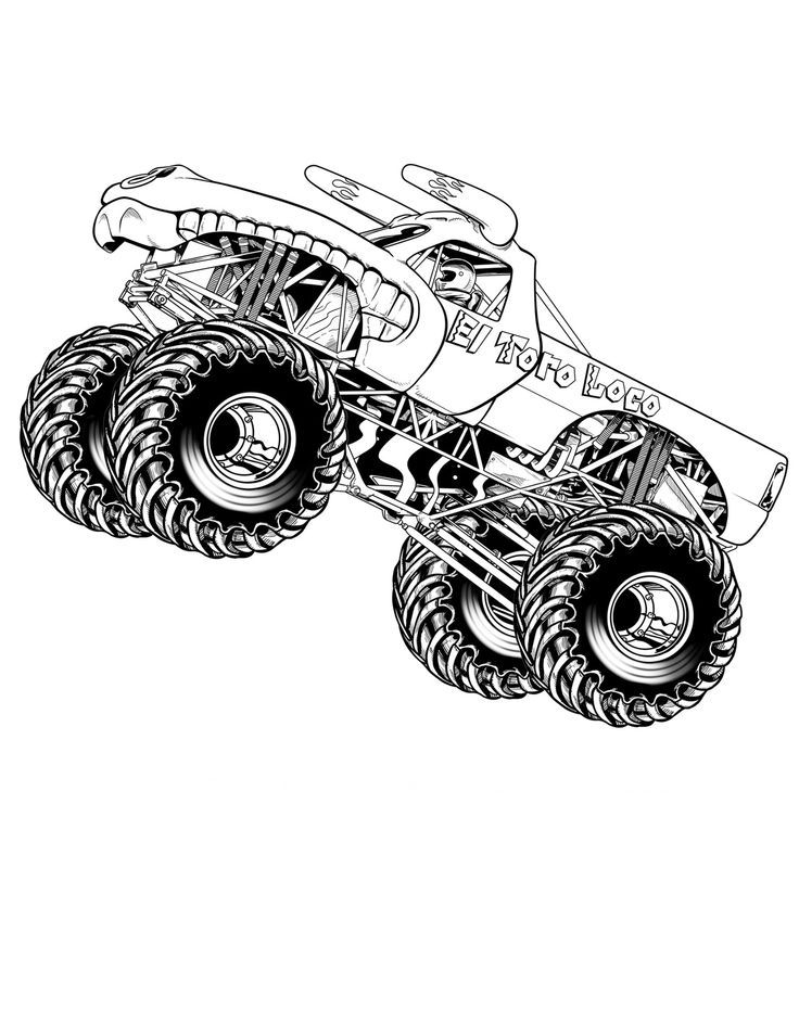 Collection Of Monster Jam Coloring Pages Free Printable Collection Of Monster Jam Coloring Pages Free Printable