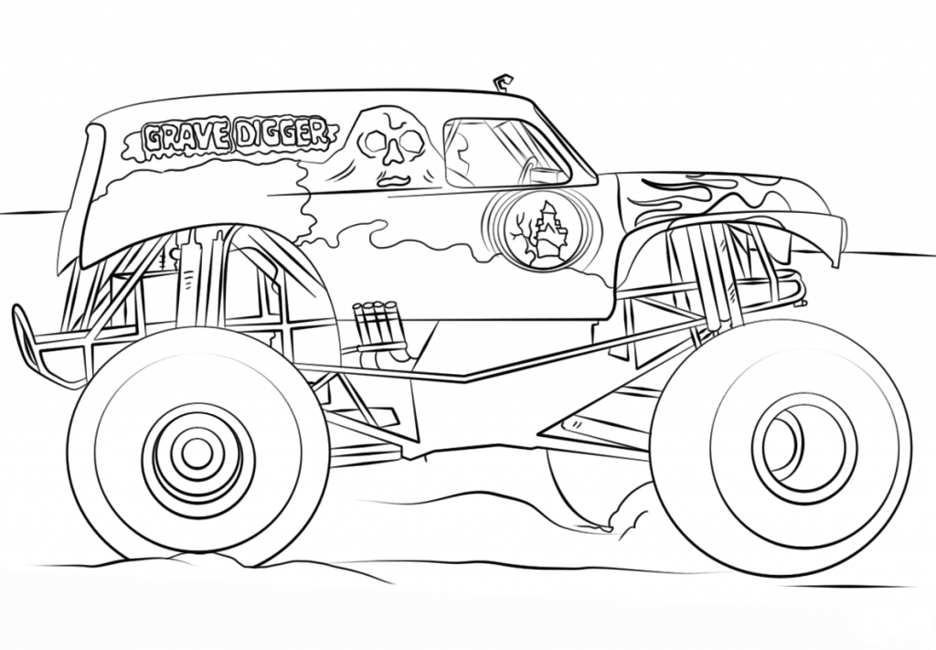 Collection Of Monster Jam Coloring Pages Free Printable Collection Of Monster Jam Coloring Pages Free Printable