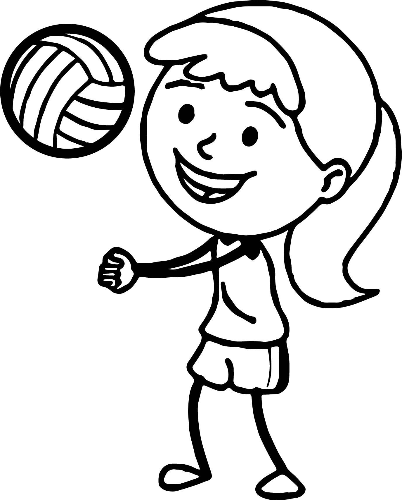 Collection Of Volleyball Coloring Pages Free Printable Collection Of Volleyball Coloring Pages Free Printable