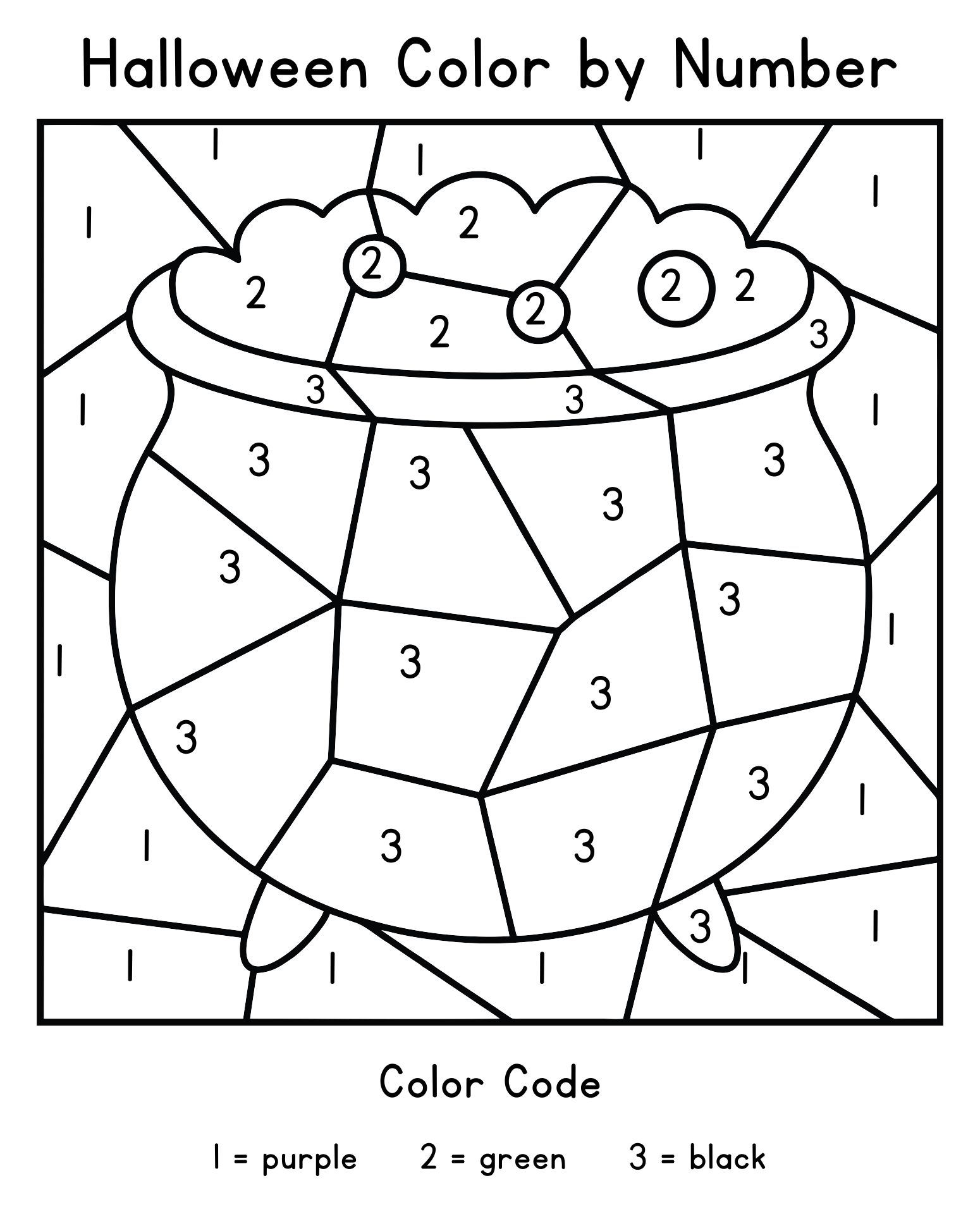 Color By Number Printable Coloring Pages Color By Number Printable Coloring Pages