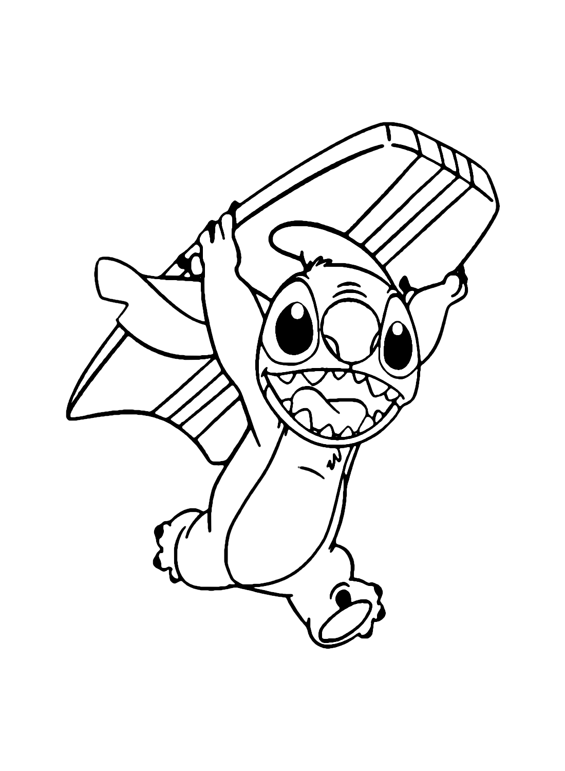 Color Pages Stitch Coloring Page Free Printable Coloring Pages