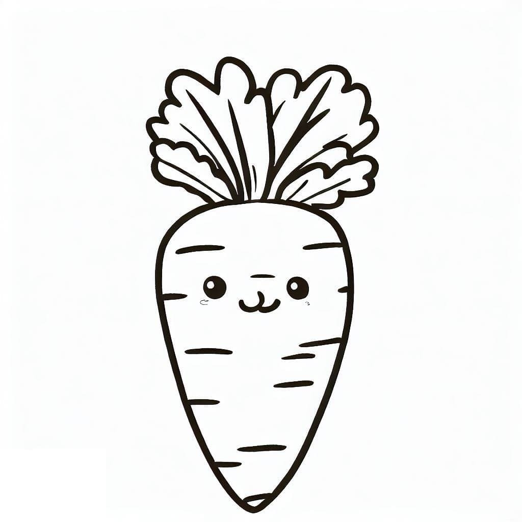 Carrot Coloring Pages Printable Carrot Coloring Pages Printable