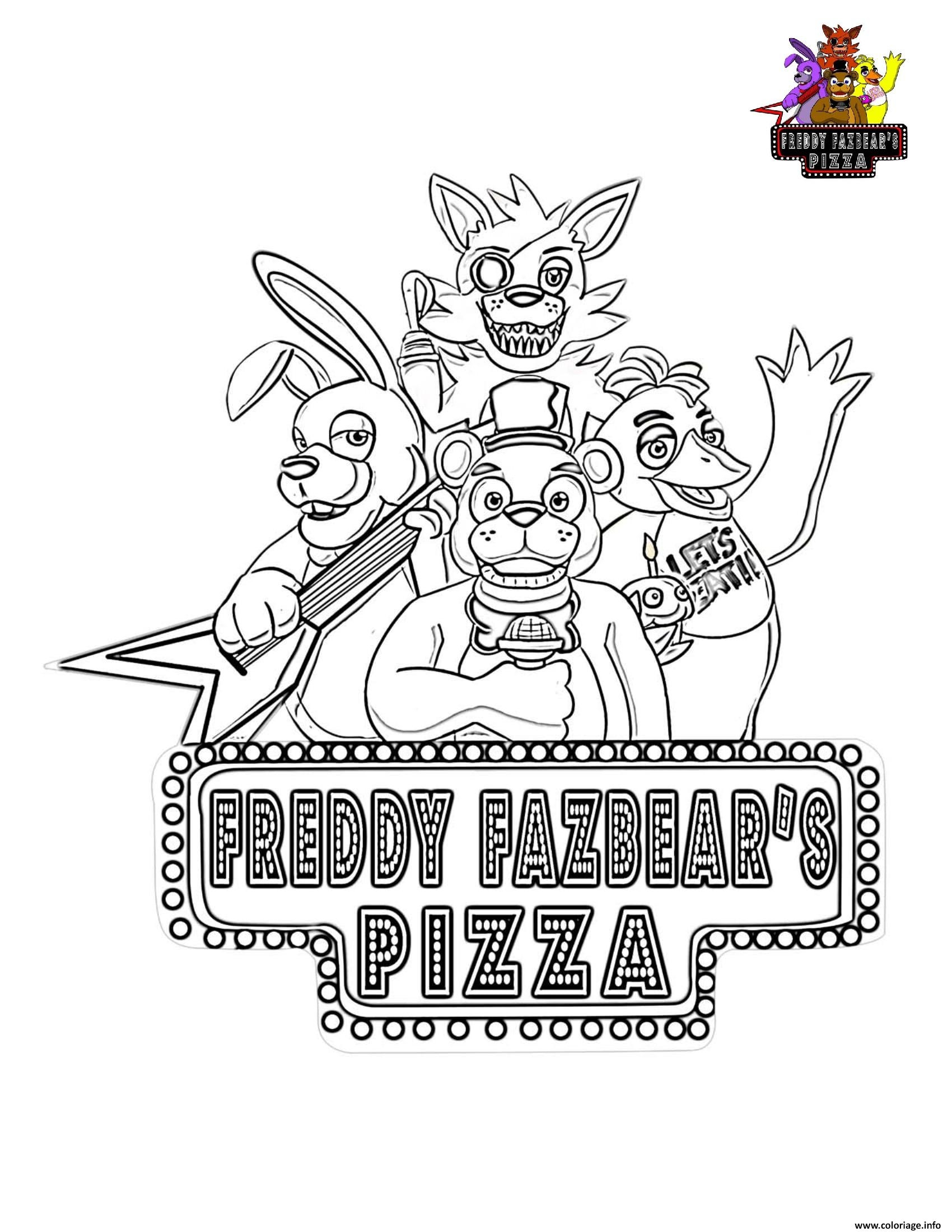 Five Nights At Freddy'S Printable Coloring Pages Five Nights At Freddy'S Printable Coloring Pages