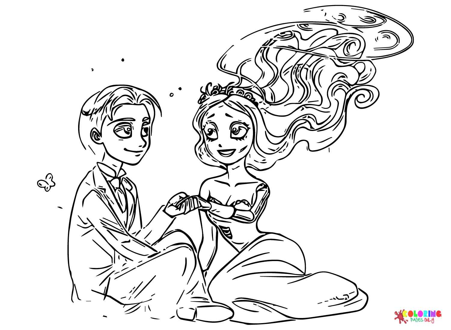 Emily Printable Corpse Bride Coloring Pages Emily Printable Corpse Bride Coloring Pages