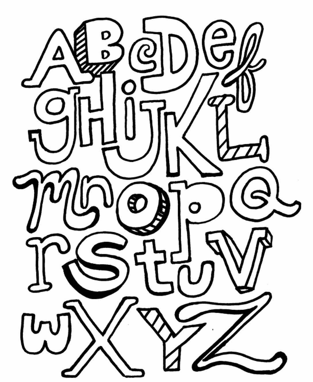 Coloring Abc Worksheet Kindergarten
