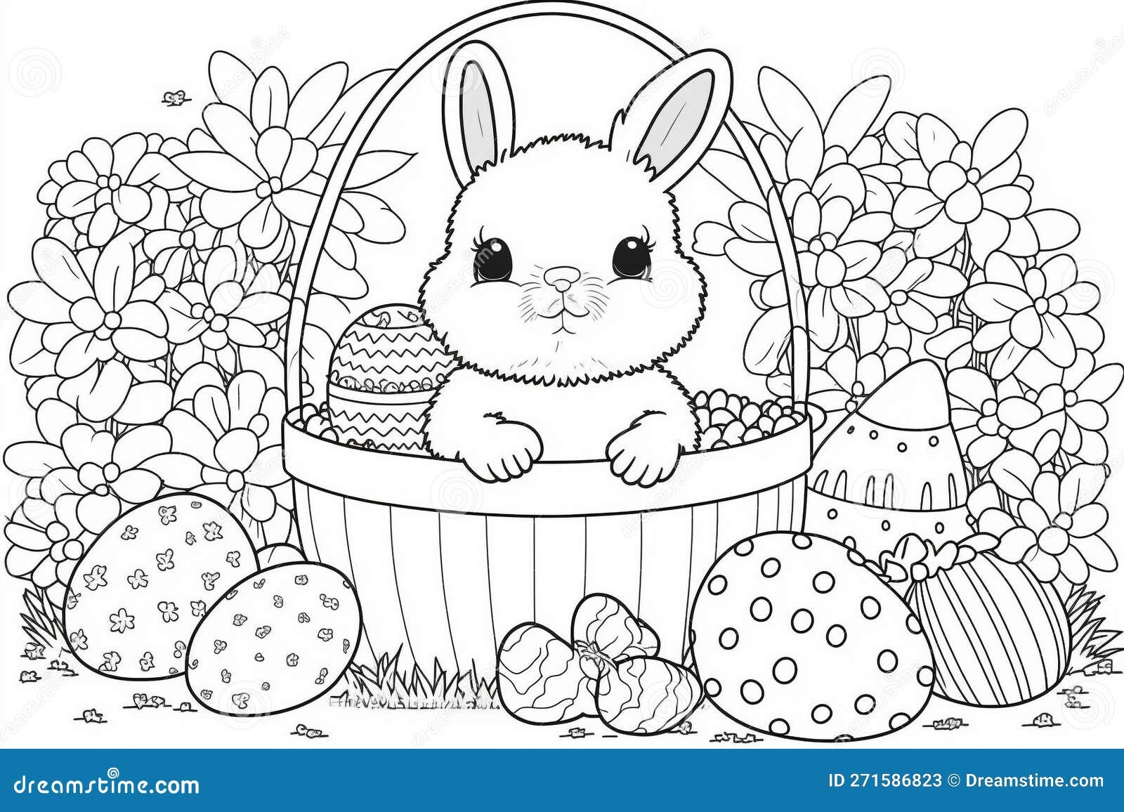 Coloring For Kids Printable Coloring Page Easter School Hobby