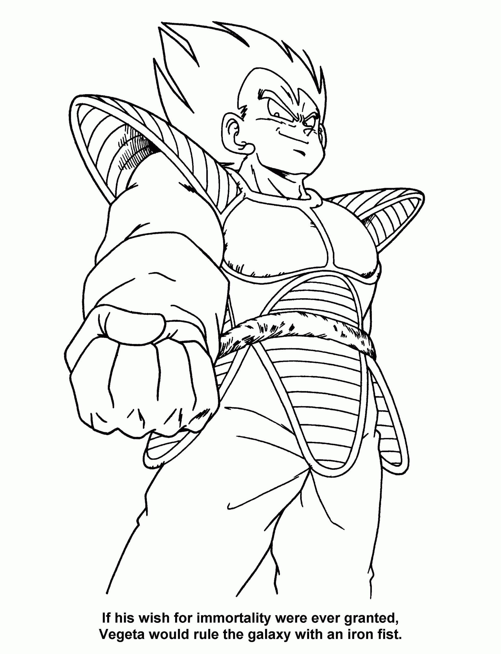 Dragon Ball Z Coloring Pages Printable