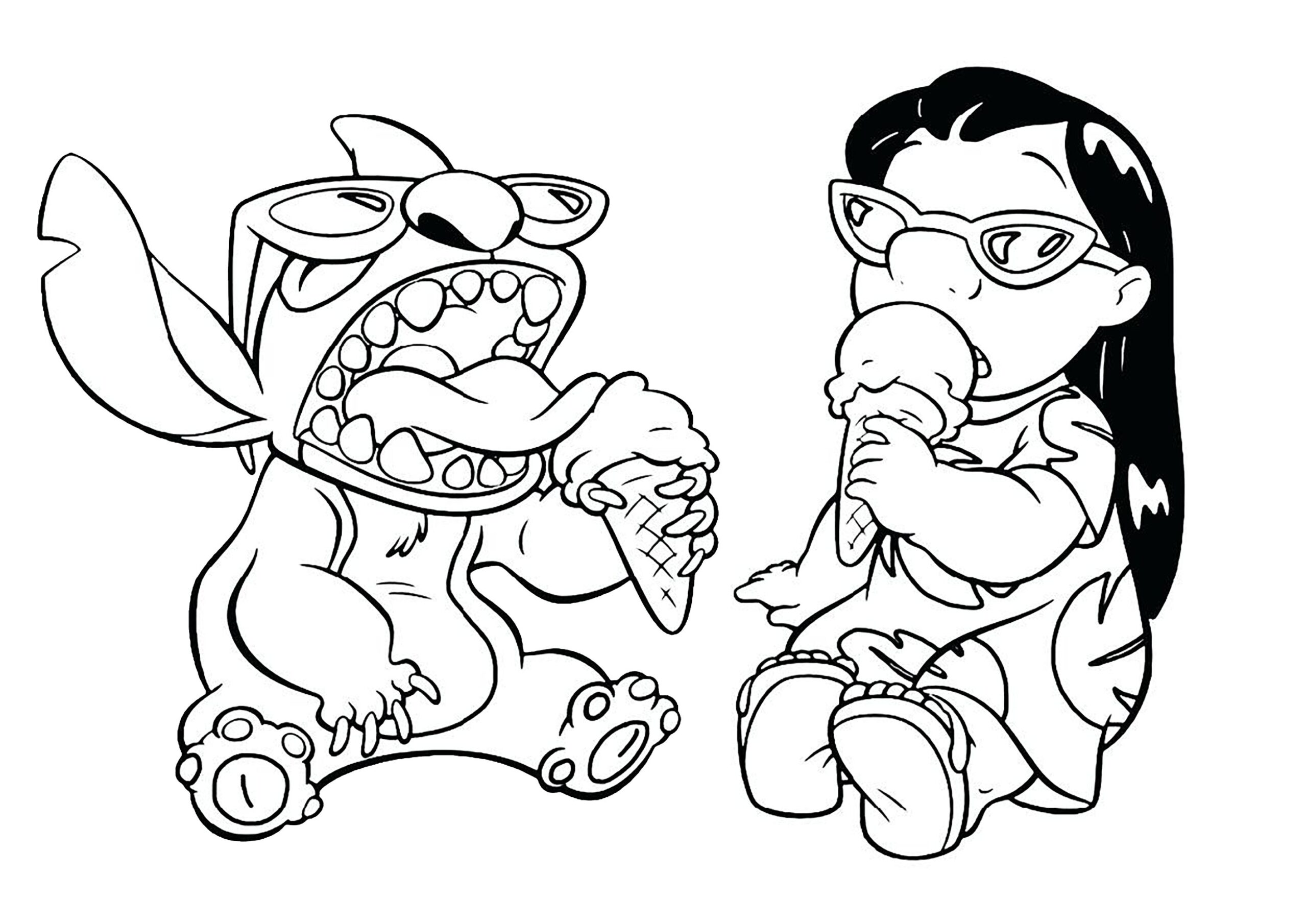 Coloring Page Lilo And Stitch Free Printable Templates Coloring Page Lilo And Stitch Free Printable Templates