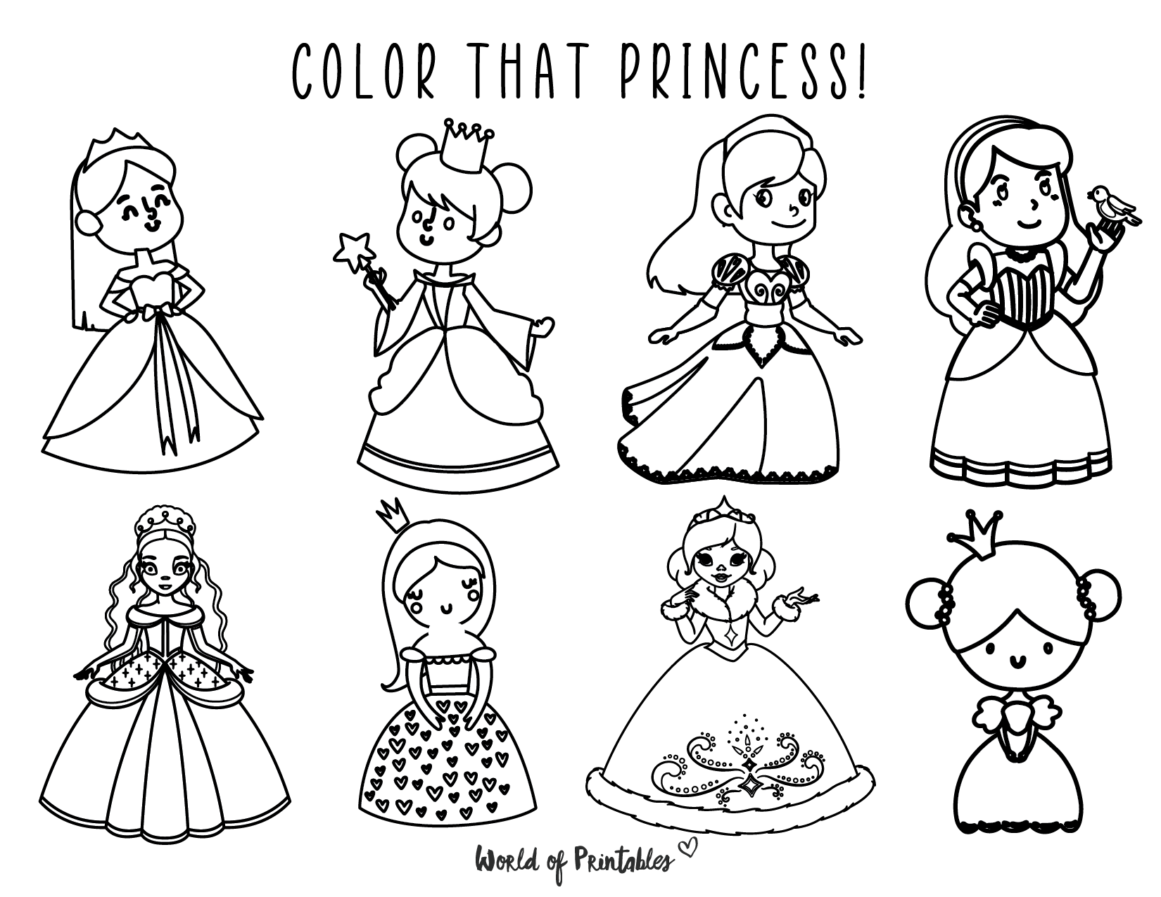 Coloring Pages And Princess Coloring Pages And Princess