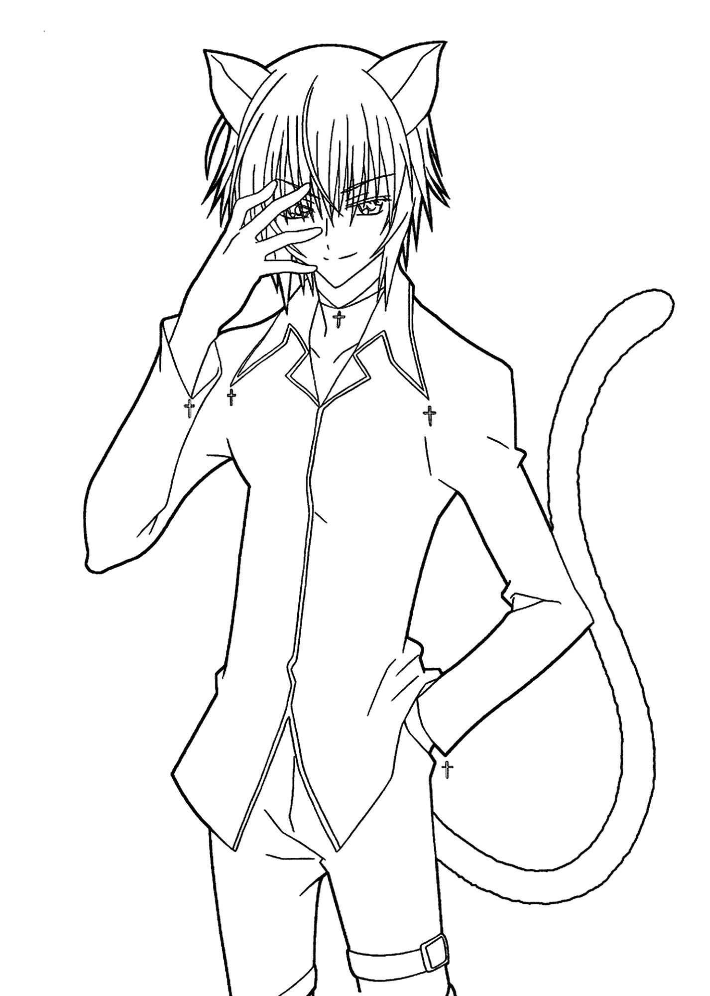 Coloring Pages Anime Boy Kidsworksheetfun Coloring Pages Anime Boy Kidsworksheetfun
