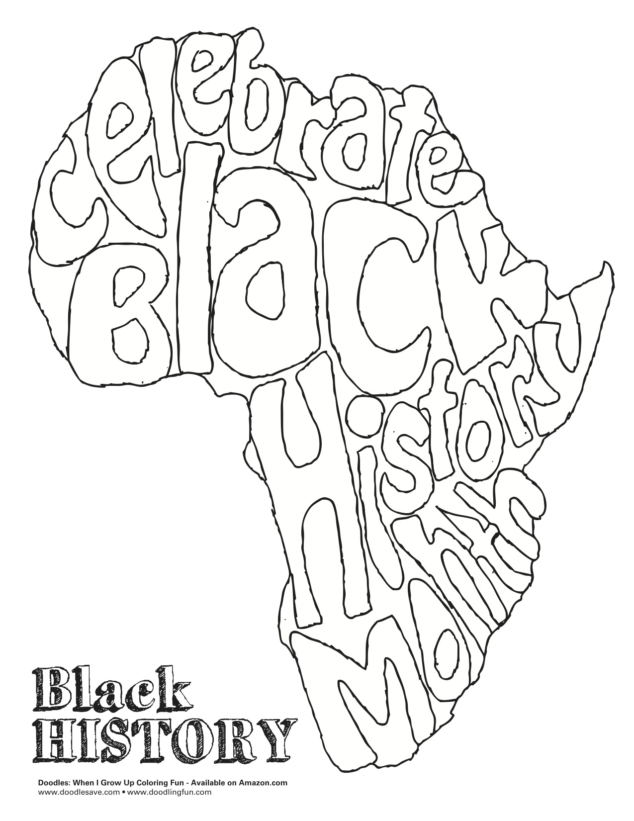 Free Printable Black History Coloring Pages Free Printable Black History Coloring Pages