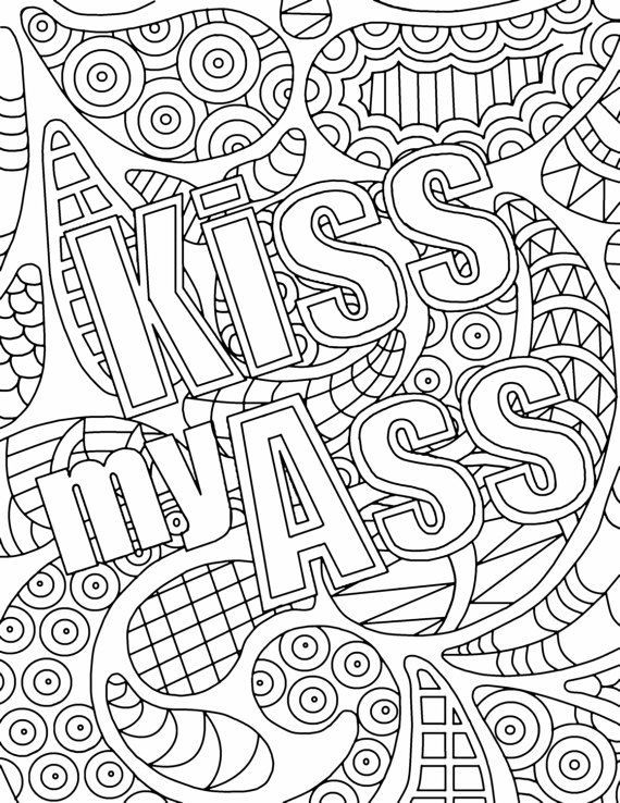Coloring Pages Cuss Words Coloring Pages Cuss Words