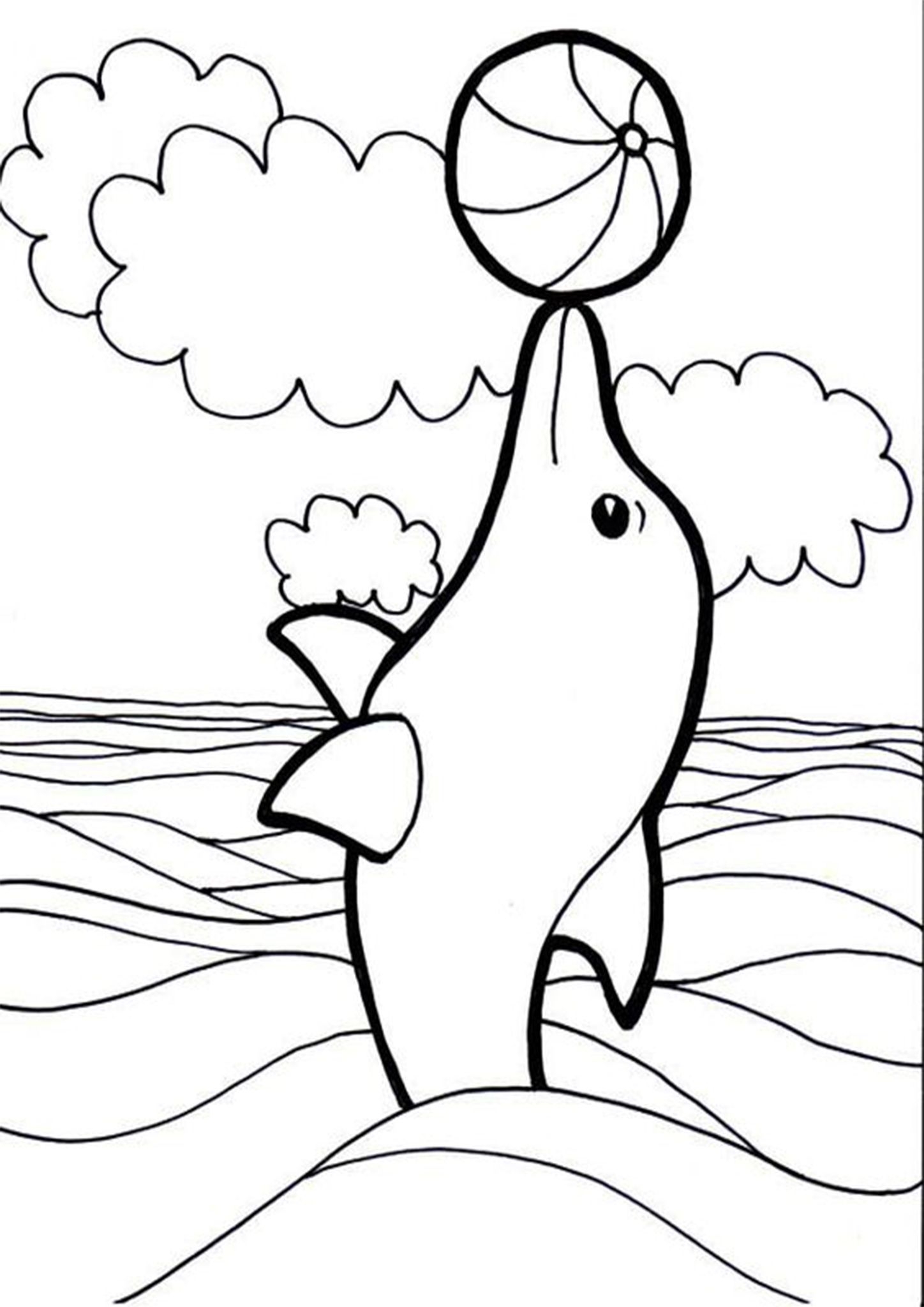 Coloring Pages Dolphin Bellajapapu Coloring Pages Dolphin Bellajapapu