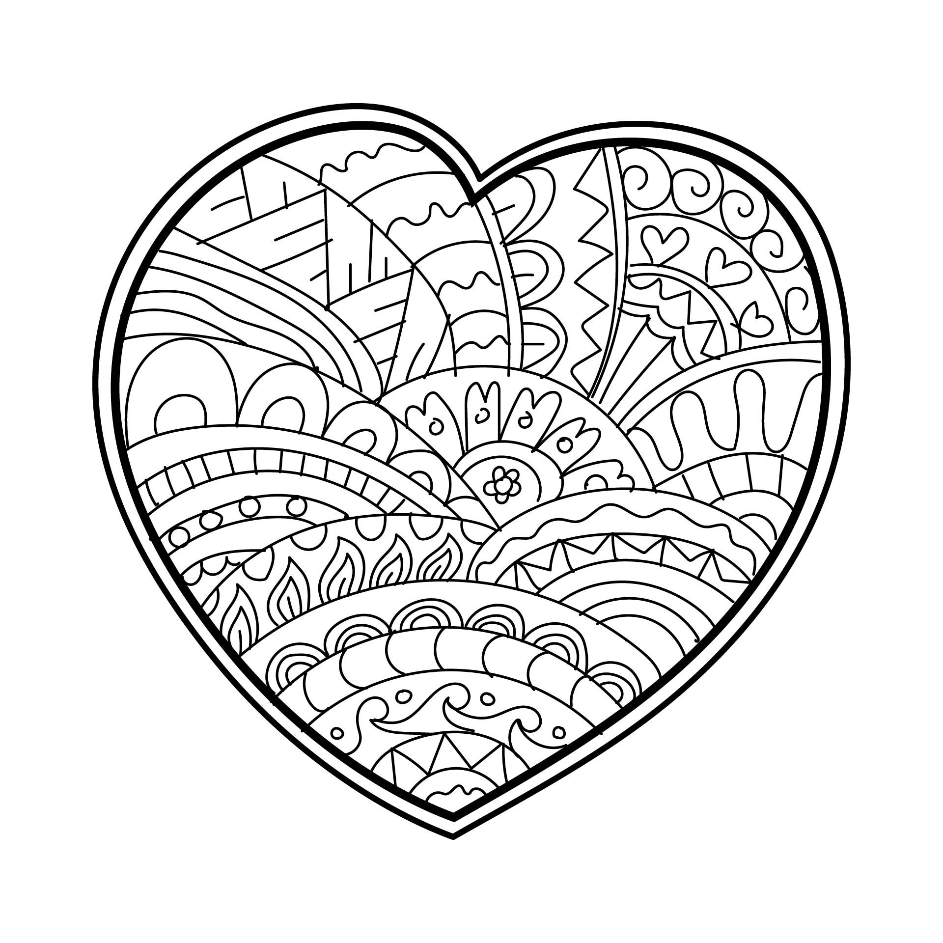 Printable Doodle Coloring Pages Printable Doodle Coloring Pages