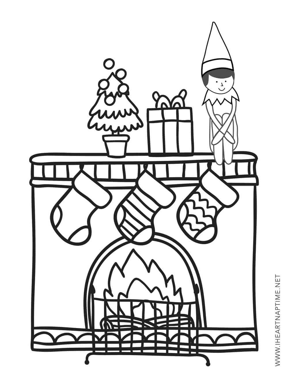Coloring Pages Elves Coloring Pages Elves