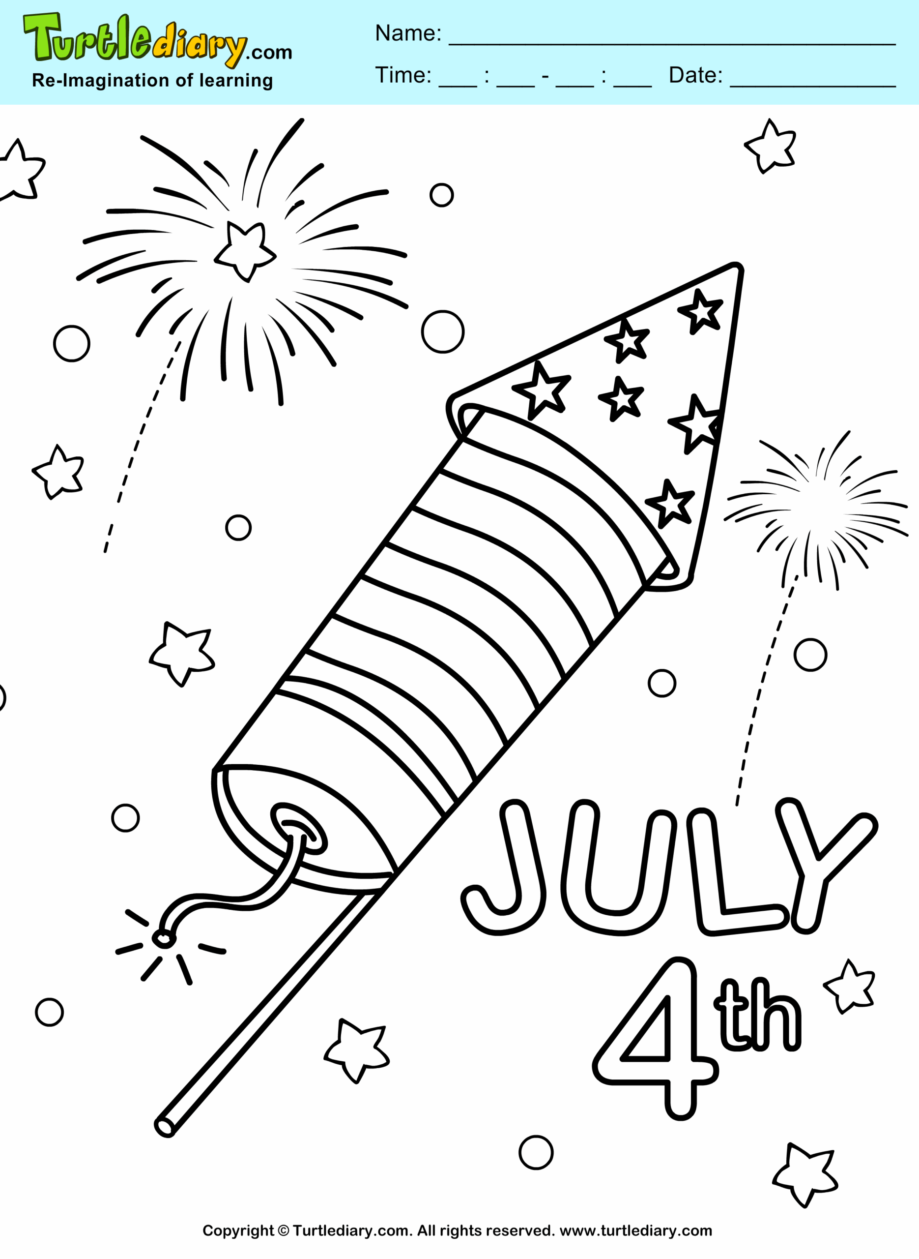 Coloring Pages For July 4Th Coloring Pages