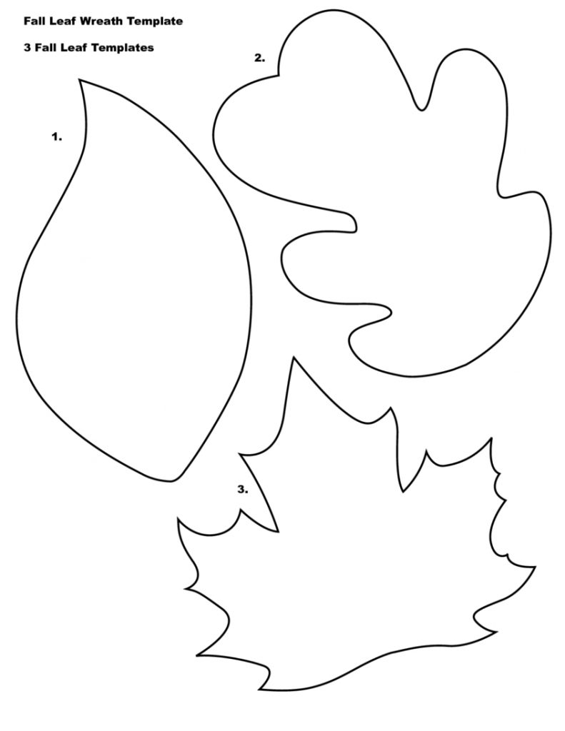 Free Printable Leaf Outline Coloring Pages Free Printable Leaf Outline Coloring Pages