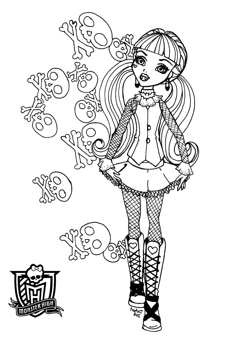 Coloring Pages Monster High Coloring Pages Free And Printable Coloring Pages Monster High Coloring Pages Free And Printable