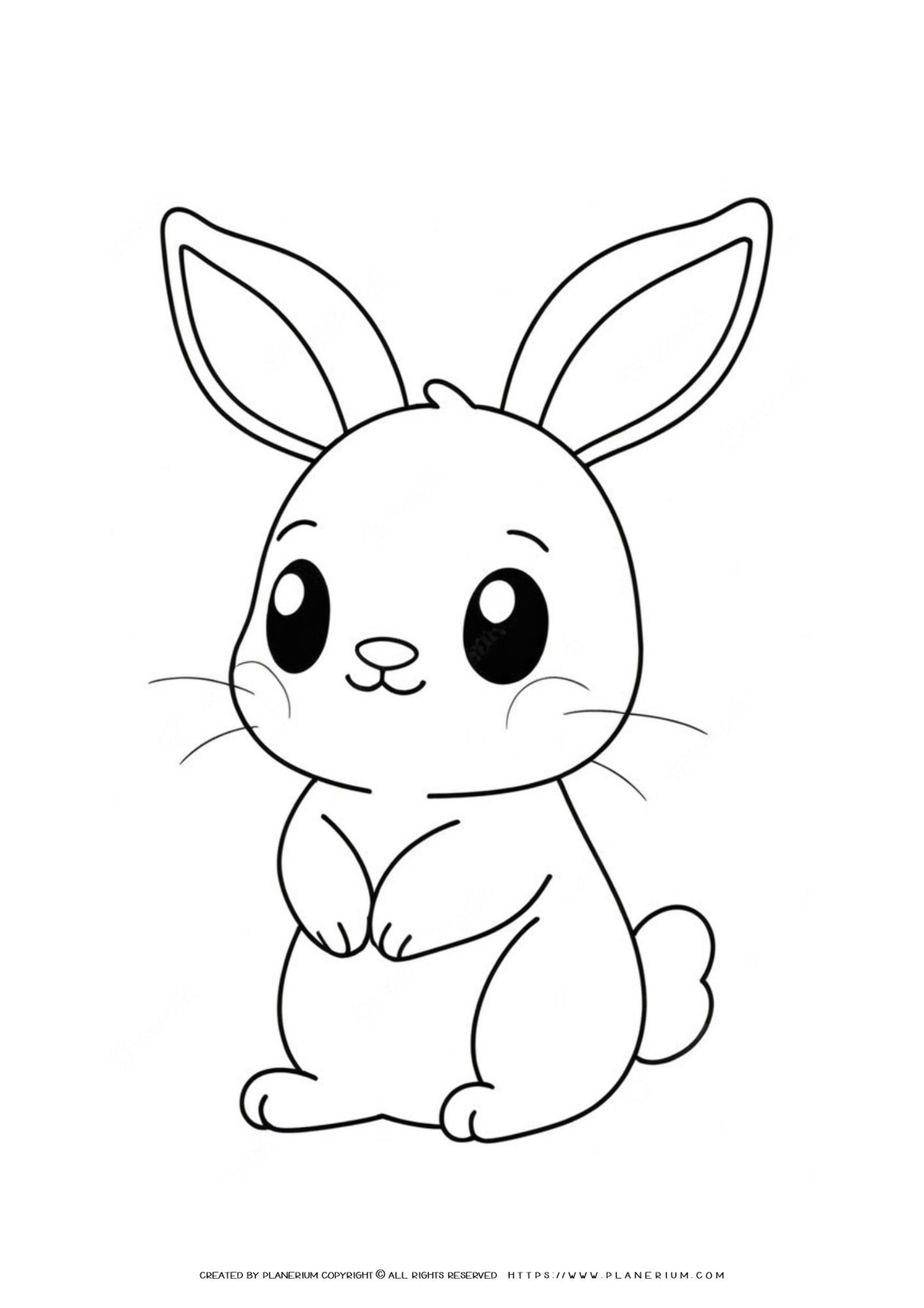 Coloring Pages Of Bunny