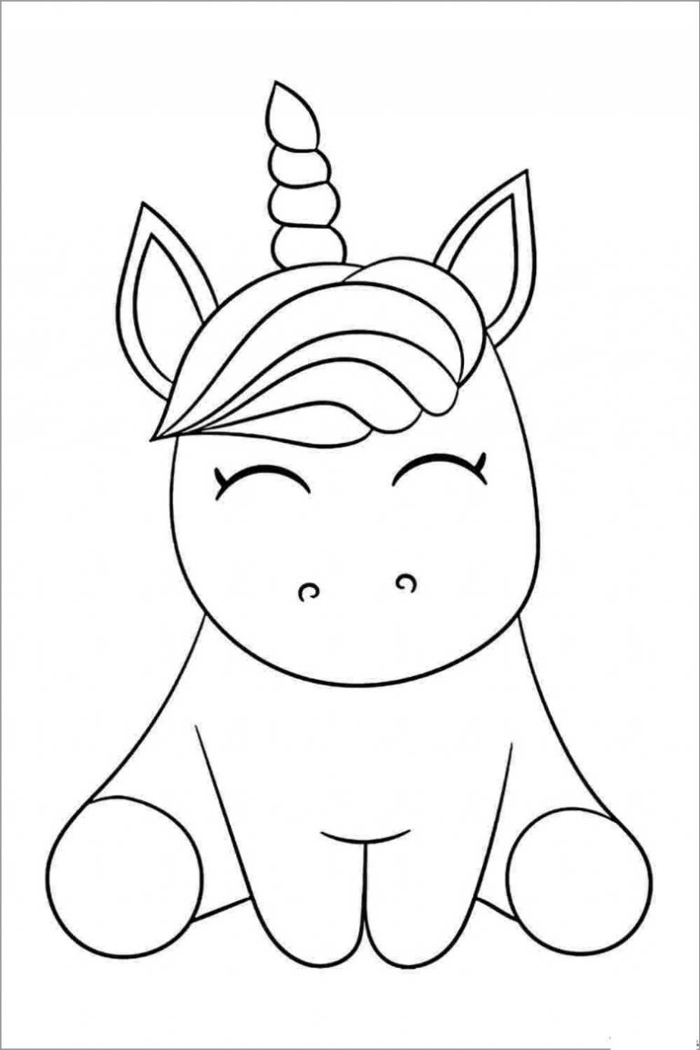 Coloring Pages Of Cute Unicorns Coloring Pages Of Cute Unicorns