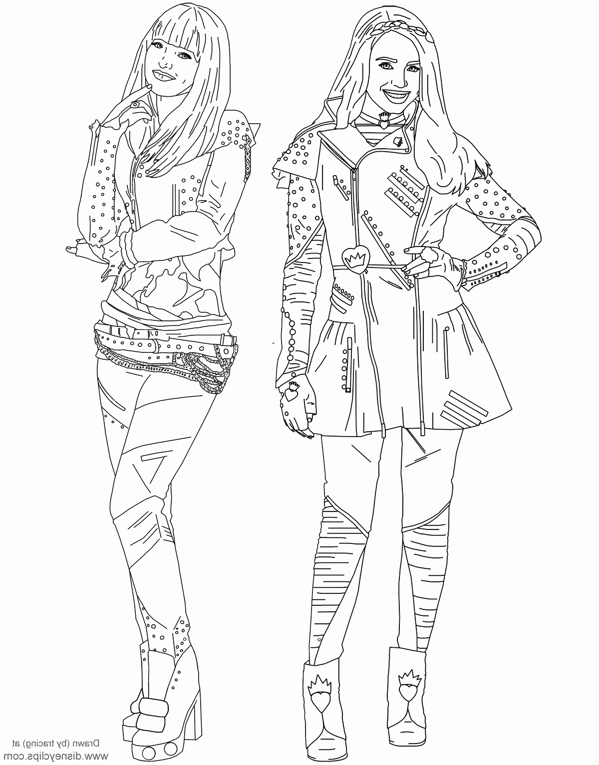 Coloring Pages Of Descendants Coloring Pages