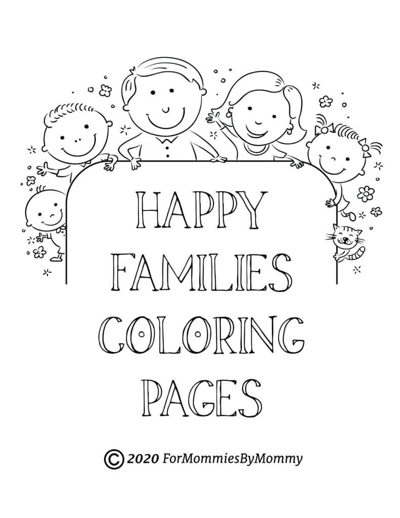 Coloring Pages Of Families Printable Coloring Pages Of Families Printable