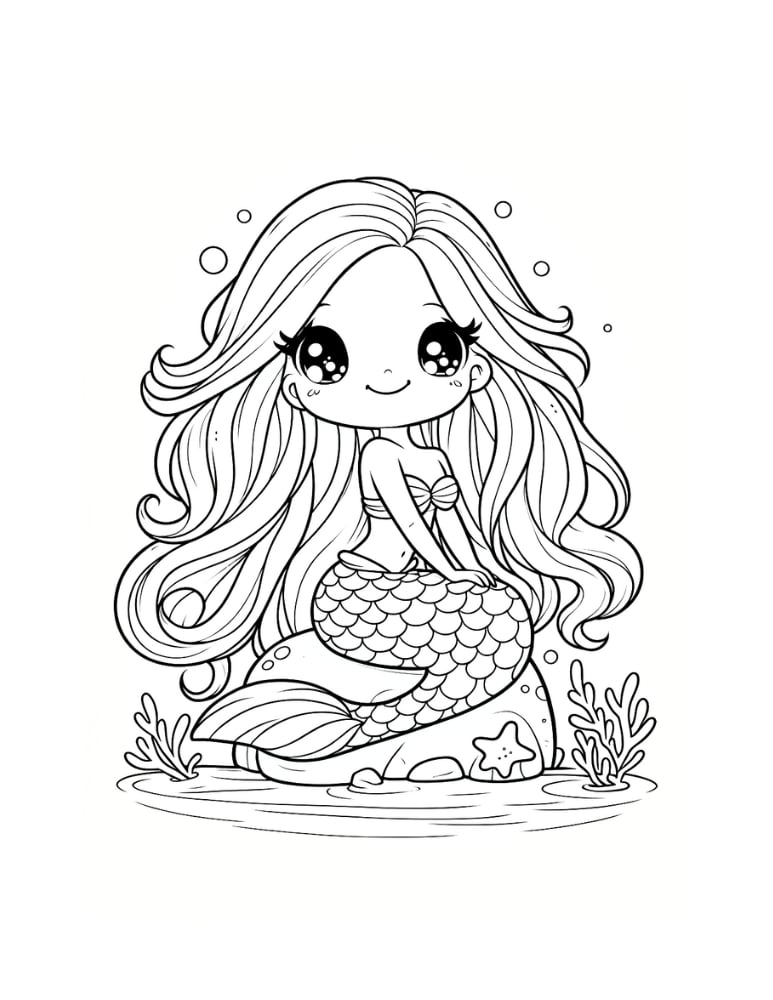 Coloring Pages Of Mermaids Coloring Pages Of Mermaids