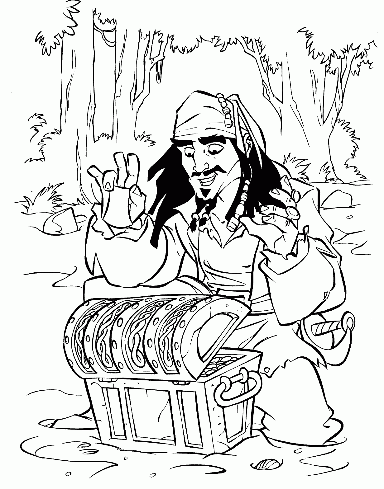 Free Printable Pirate Coloring Pages