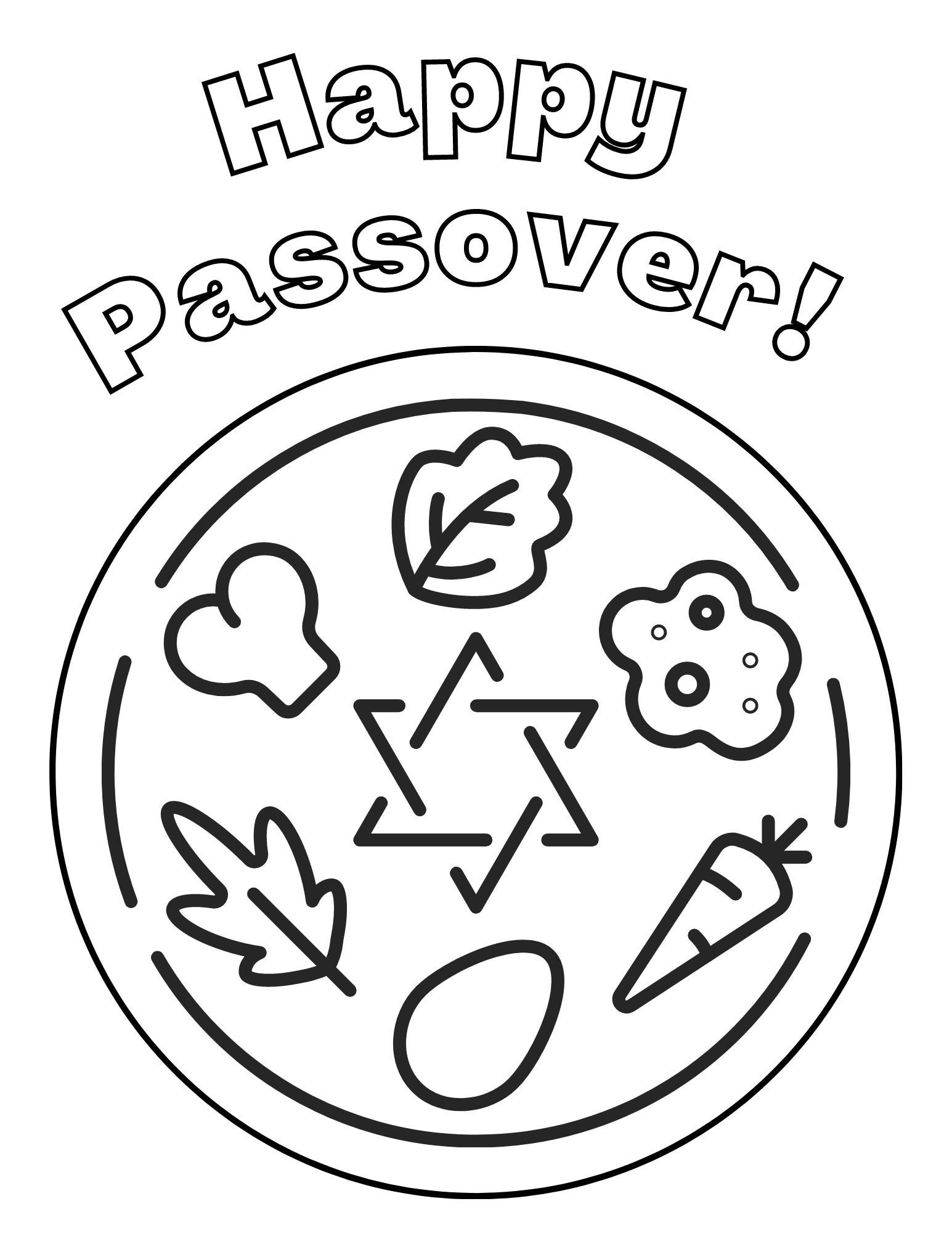 Printable Passover Coloring Pages Printable Passover Coloring Pages