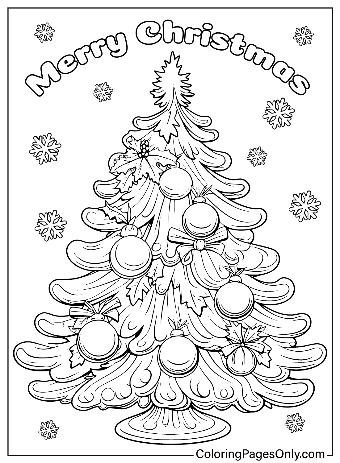 Coloring Pages Printable Christmas Tree Free Coloring Sheet Coloring Pages Printable Christmas Tree Free Coloring Sheet