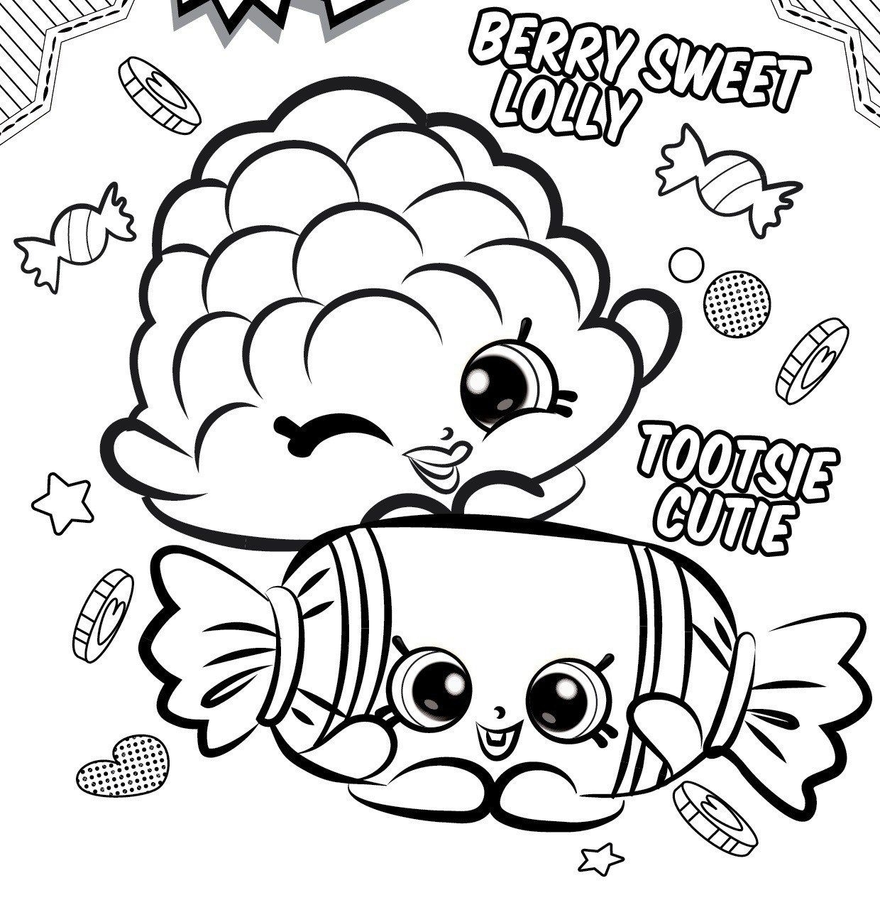 Coloring Pages Shopkins Printable