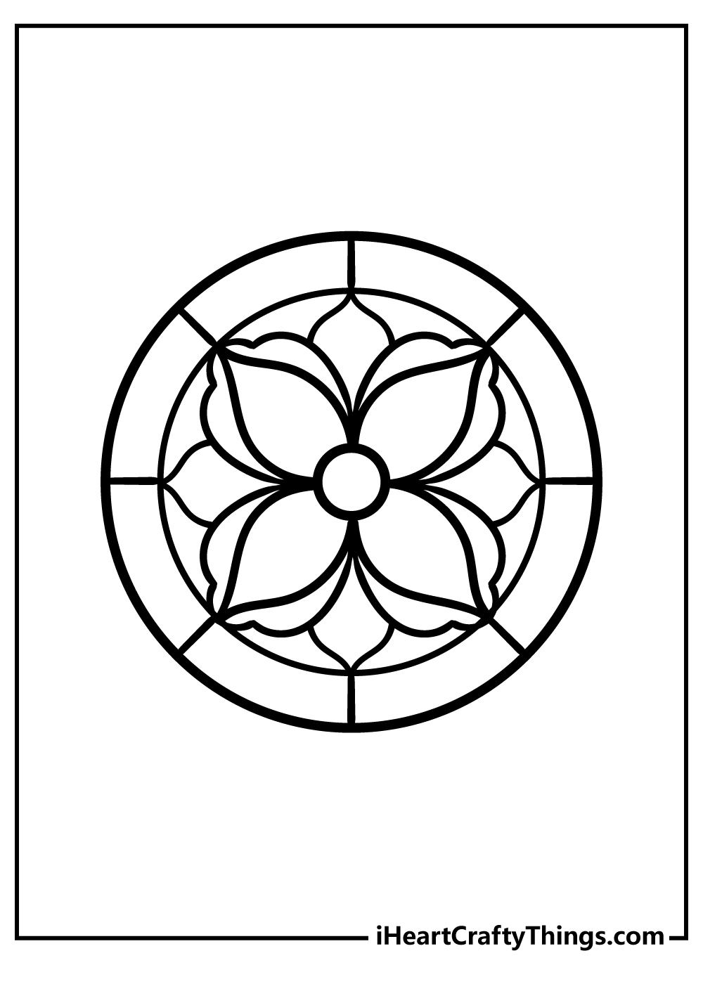 Coloring Pages Stained Glass Patterns Coloring Pages Stained Glass Patterns