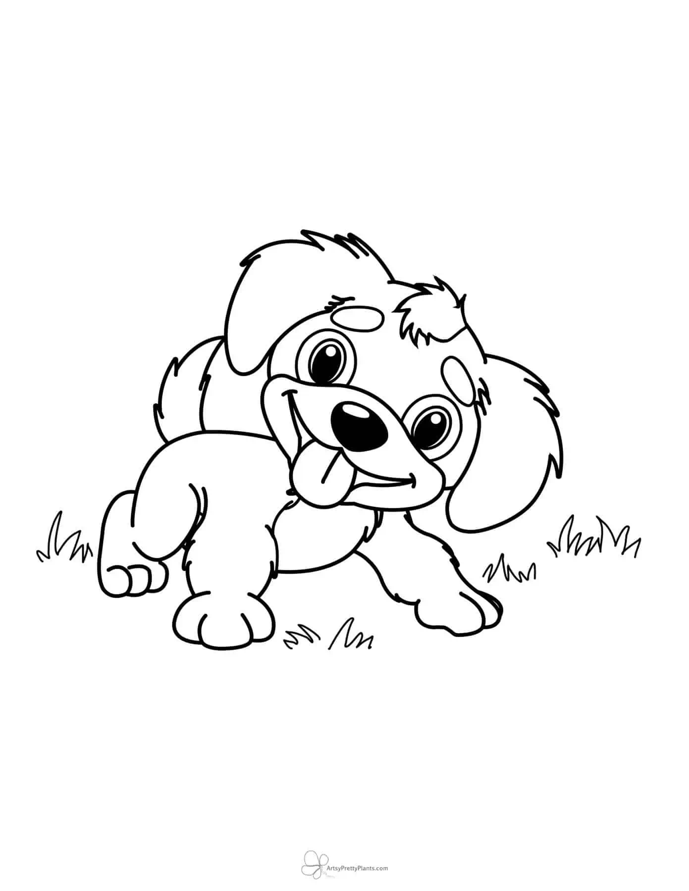 Coloring Puppy Pages Coloring Puppy Pages