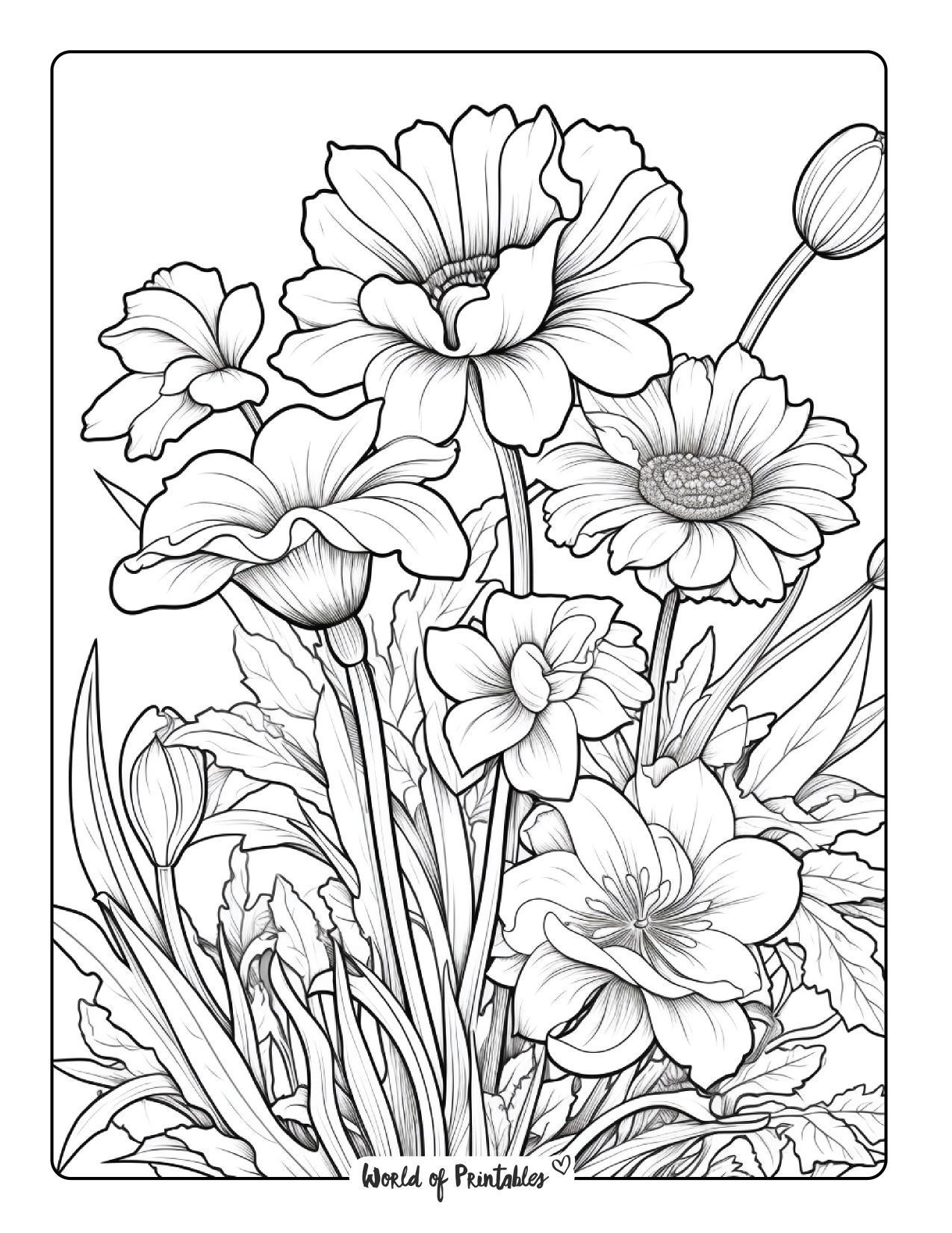 Coloring Sheet Free Printable Flower Coloring Pages For Fun Learning Coloring Sheet Free Printable Flower Coloring Pages For Fun Learning