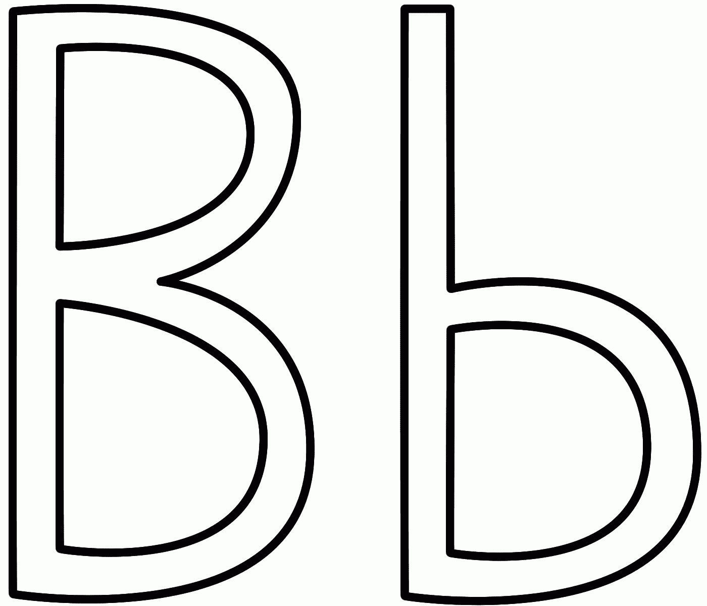 Coloring Sheets Letter B Coloring Sheets Letter B