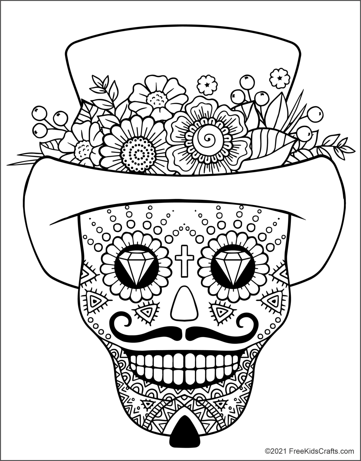 Coloring Skull Sugar Pages Printable Popular Sketch Coloring Page Coloring Skull Sugar Pages Printable Popular Sketch Coloring Page